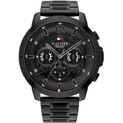 Montre - Acier Noir - Tommy Hilfiger - 1710494 Noir - Publicité Montre - Acier Noir - Tommy Hilfiger - 1710494 Noir - Publicité