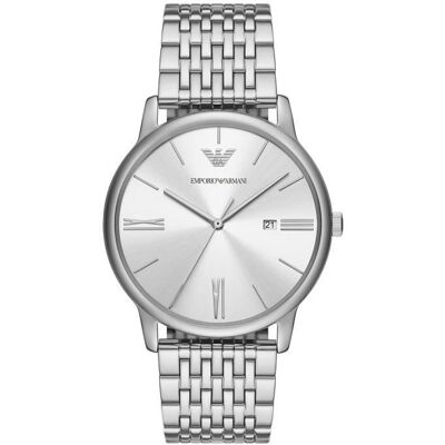 Montre Emporio Armani - Hommes - AR11599 - Argent Acier inoxydable - 42 mm - 5 bar Gris - Publicité Montre Emporio Armani - Hommes - AR11599 - Argent Acier inoxydable - 42 mm - 5 bar Gris - Publicité