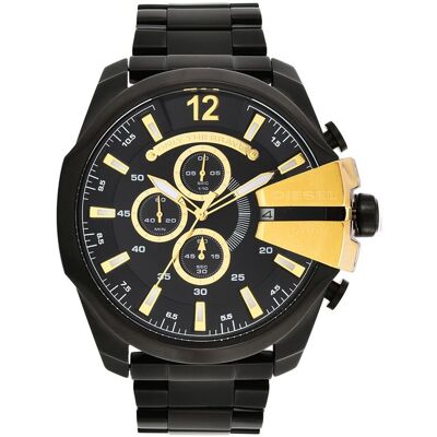 Montre - DIESEL - DZ4338 - 53mm - Noir - Quartz Analogique Noir - Publicité Montre - DIESEL - DZ4338 - 53mm - Noir - Quartz Analogique Noir - Publicité