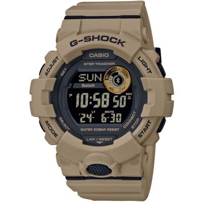 Montre sport CASIO G-Shock GBD-800UC-5ER beige - Bluetooth étanche 20 bars résistance aux chocs Beige - Publicité Montre sport CASIO G-Shock GBD-800UC-5ER beige - Bluetooth étanche 20 bars résistance aux chocs Beige - Publicité