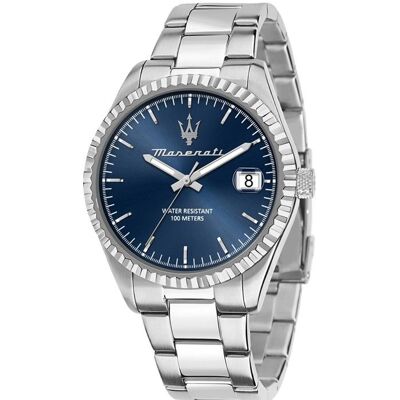 Montre - MASERATI - R8853100029 - Acier - Argent - Étanchéité 10 Atm - Publicité Montre - MASERATI - R8853100029 - Acier - Argent - Étanchéité 10 Atm - Publicité