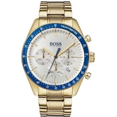 Montre - Hugo Boss - 1513631 - Chronographe - Or - 44 mm - Étanchéité 5 ATM - Publicité Montre - Hugo Boss - 1513631 - Chronographe - Or - 44 mm - Étanchéité 5 ATM - Publicité