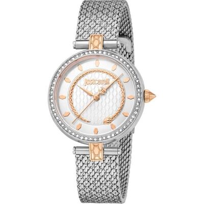 Montre - JUST CAVALLI - Obsessive Snake JC1L240M0065 - Quartz - Acier inoxydable - 32 mm - Publicité Montre - JUST CAVALLI - Obsessive Snake JC1L240M0065 - Quartz - Acier inoxydable - 32 mm - Publicité
