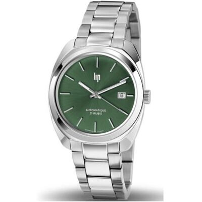 Montre - LIP - Général de Gaulle 39 - Automatique - Argenté - Vintage - Classique Noir - Publicité Montre - LIP - Général de Gaulle 39 - Automatique - Argenté - Vintage - Classique Noir - Publicité