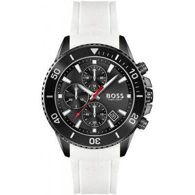 HUGO BOSS ADMIRAL HB1513966 Montre Homme Blanc - Publicité HUGO BOSS ADMIRAL HB1513966 Montre Homme Blanc - Publicité