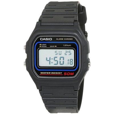 CASIO Montre Chronographe W-59-1VQES Femme - Publicité CASIO Montre Chronographe W-59-1VQES Femme - Publicité