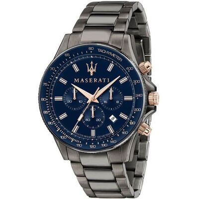 Montre - Maserati - R8873640001 - Analogique - Acier inoxydable - Étanchéité 10 Atm Bleu - Publicité Montre - Maserati - R8873640001 - Analogique - Acier inoxydable - Étanchéité 10 Atm Bleu - Publicité