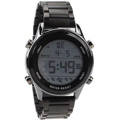 OMABETA Montre numérique Hommes Digital Watch Multifonctionnel 50m Profondeur imperméable LED NIGHT LETH MEL bijoux montre Noir - Publicité OMABETA Montre numérique Hommes Digital Watch Multifonctionnel 50m Profondeur imperméable LED NIGHT LETH MEL bijoux montre Noir - Publicité
