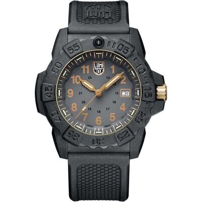 Montre - Luminox - XS.3508.GOLD - Navy Seal Diver - 45mm - 20ATM - Quartz Gris - Publicité Montre - Luminox - XS.3508.GOLD - Navy Seal Diver - 45mm - 20ATM - Quartz Gris - Publicité