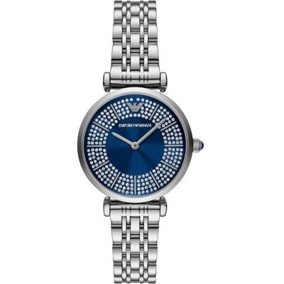 Montre Femme - Emporio Armani - AR11627 - Acier Inoxydable - Etanche 5 ATM - Quartz Gris - Publicité Montre Femme - Emporio Armani - AR11627 - Acier Inoxydable - Etanche 5 ATM - Quartz Gris - Publicité