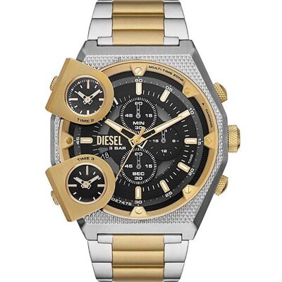 Montre - DIESEL - Sideshow - Boîtier 51 mm - Acier inoxydable - Résistante à leau 3 ATM Blanc - Publicité Montre - DIESEL - Sideshow - Boîtier 51 mm - Acier inoxydable - Résistante à leau 3 ATM Blanc - Publicité