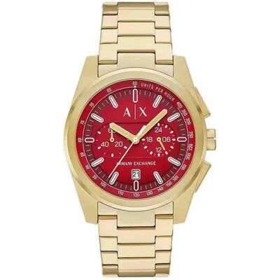 Montre Armani Exchange - Hommes - AX2863 Jaune - Publicité Montre Armani Exchange - Hommes - AX2863 Jaune - Publicité