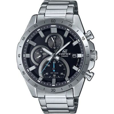 Casio EDIFICE Montre Quartz EFR-571D-1AVUEF - Gris Gris - Publicité Casio EDIFICE Montre Quartz EFR-571D-1AVUEF - Gris Gris - Publicité