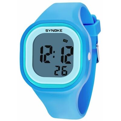 SHARPHY Montres garcon enfant fille de Marque Sport etanche numerique watch 2020 bracelet bleu - Montre homme femme Bleu - Publicité SHARPHY Montres garcon enfant fille de Marque Sport etanche numerique watch 2020 bracelet bleu - Montre homme femme Bleu - Publicité