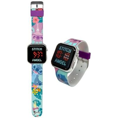 Montre numérique - DISNEY - LILO ET STITCH - LED - Affichage 12h - Pile CR2032 fournie - Publicité Montre numérique - DISNEY - LILO ET STITCH - LED - Affichage 12h - Pile CR2032 fournie - Publicité