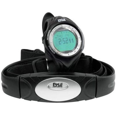 Montre sport PYLE PHRM30 - Bracelet en caoutchouc - Affichage digital - Cardiofréquencemètre Noir - Publicité Montre sport PYLE PHRM30 - Bracelet en caoutchouc - Affichage digital - Cardiofréquencemètre Noir - Publicité