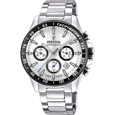 Montre - Festina - F20560/1 - Cadran Blanc - 45mm - Étanchéité 10ATM Blanc - Publicité Montre - Festina - F20560/1 - Cadran Blanc - 45mm - Étanchéité 10ATM Blanc - Publicité