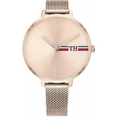 Montre Femme - Tommy Hilfiger - 1782158 - Acier inoxydable Ip-rosé - Cadran rose clair - 38 mm Rose - Publicité Montre Femme - Tommy Hilfiger - 1782158 - Acier inoxydable Ip-rosé - Cadran rose clair - 38 mm Rose - Publicité