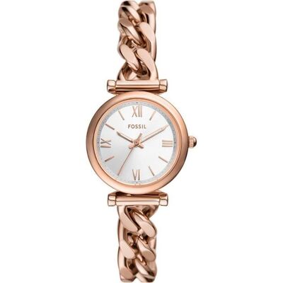 Montre Fossil - Femmes - ES5330 - Acier inoxydable - Ip-rosé - 28mm - 7mm - Argent Rose - Publicité Montre Fossil - Femmes - ES5330 - Acier inoxydable - Ip-rosé - 28mm - 7mm - Argent Rose - Publicité