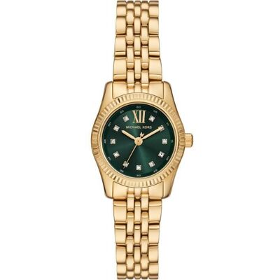 Montre Femme - Michael Kors - MK4842 - Acier Inoxydable Doré - Cadran Vert - Étanche 5 ATM Jaune - Publicité Montre Femme - Michael Kors - MK4842 - Acier Inoxydable Doré - Cadran Vert - Étanche 5 ATM Jaune - Publicité