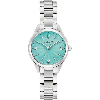 Bulova 96P253 Montre Femme Sutton 28mm 3ATM - Publicité Bulova 96P253 Montre Femme Sutton 28mm 3ATM - Publicité