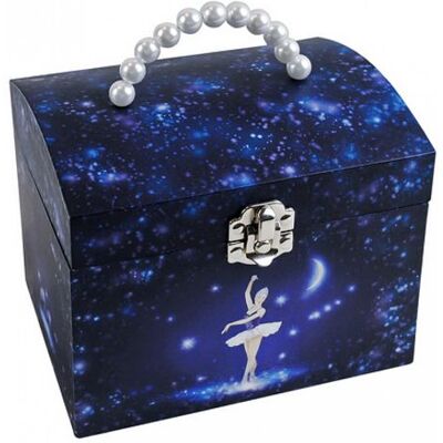 Trousselier Coffret à bijoux musical - Danseuse - Fonctionne sans pile - Remontoir mécanique - Publicité Trousselier Coffret à bijoux musical - Danseuse - Fonctionne sans pile - Remontoir mécanique - Publicité