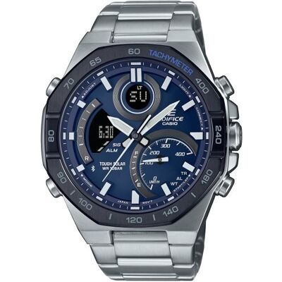 Montre - CASIO - ECB-950DB-2AEF - 51 2mm - Bluetooth - Solaire - Étanche 10 bars Bleu - Publicité Montre - CASIO - ECB-950DB-2AEF - 51 2mm - Bluetooth - Solaire - Étanche 10 bars Bleu - Publicité