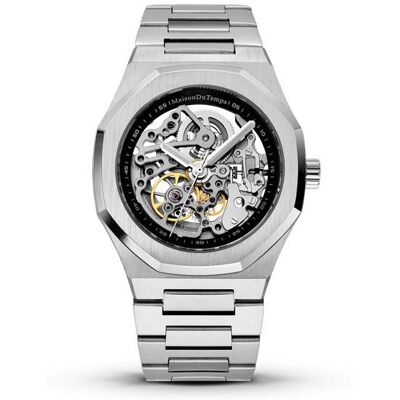 MAISON DU TEMPS Montre bracelet MTBeta Skeleton Acier - Publicité MAISON DU TEMPS Montre bracelet MTBeta Skeleton Acier - Publicité