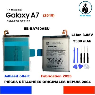 BATTERIE ORIGINALE SAMSUNG EB-BA750ABU EB BA 750 ABU GALAXY A7 2018 SM-A750 SERIES OEM + OUTILS Gris - Publicité BATTERIE ORIGINALE SAMSUNG EB-BA750ABU EB BA 750 ABU GALAXY A7 2018 SM-A750 SERIES OEM + OUTILS Gris - Publicité