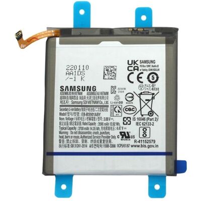 Batterie - SAMSUNG - EB-BS901ABY (Galaxy S22 SM-S901B) - 3700 mAh - Lithium Ion - Originale Gris - Publicité Batterie - SAMSUNG - EB-BS901ABY (Galaxy S22 SM-S901B) - 3700 mAh - Lithium Ion - Originale Gris - Publicité
