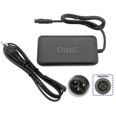 POWERSMART 36V 2A pour ceinture Qwic Premium i MN7 Premium iMN7+ Premium i MD9 Premium i MN7+ Noir - Publicité POWERSMART 36V 2A pour ceinture Qwic Premium i MN7 Premium iMN7+ Premium i MD9 Premium i MN7+ Noir - Publicité