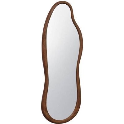 SWEEEK Miroir organique AUSTIN en bois dhévéa. couleur noyer. 120 cm Marron - Publicité SWEEEK Miroir organique AUSTIN en bois dhévéa. couleur noyer. 120 cm Marron - Publicité