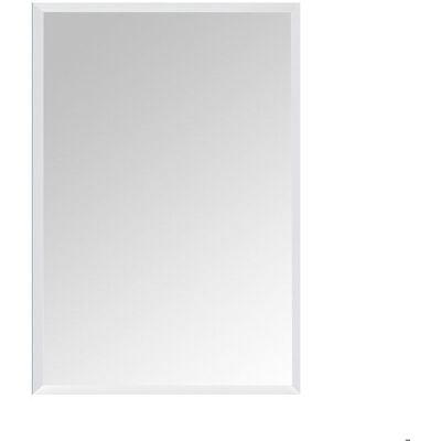 Relaxdays Miroir sans cadre 50 x 70 cm facetté rectangulaire portrait/paysage verre mural couloir et sdb - Publicité Relaxdays Miroir sans cadre 50 x 70 cm facetté rectangulaire portrait/paysage verre mural couloir et sdb - Publicité