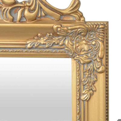 VIDAXL Soldes d’automneOr Miroir Décor salon/WC - Miroir sur pied - Style baroque 160x40cm Doré 6557631612636 Jaune - Publicité VIDAXL Soldes d’automneOr Miroir Décor salon/WC - Miroir sur pied - Style baroque 160x40cm Doré 6557631612636 Jaune - Publicité
