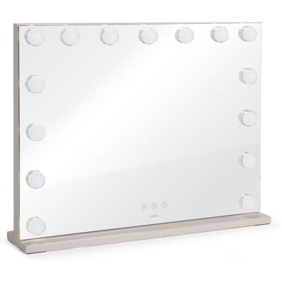 Miroir lumineux LIVOO 3 modes - Miroir - Publicité Miroir lumineux LIVOO 3 modes - Miroir - Publicité