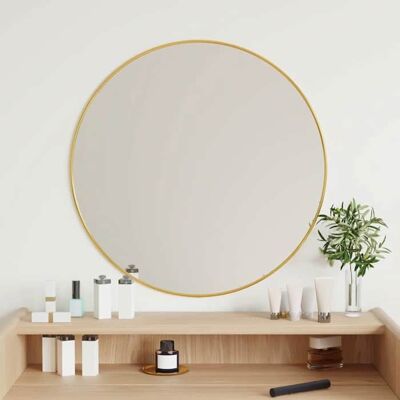 VIDAXL Miroir mural Doré Ø 60 cm Rond - Cadre durable - design élégant(15510) - Publicité VIDAXL Miroir mural Doré Ø 60 cm Rond - Cadre durable - design élégant(15510) - Publicité