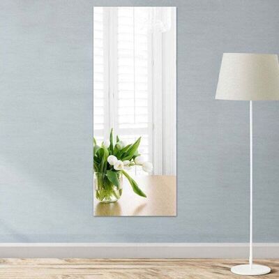 FRAVONIX 40 x 122 cm Miroir Autocollant Miroir Adhésif Flexibles Carreaux de Miroir 0.3mm Dépaisseur Feuilles de Miroir Acryliques - Publicité FRAVONIX 40 x 122 cm Miroir Autocollant Miroir Adhésif Flexibles Carreaux de Miroir 0.3mm Dépaisseur Feuilles de Miroir Acryliques - Publicité