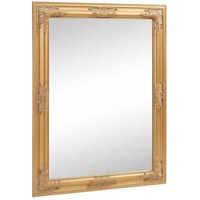 EN.CASA Miroir mural Punkalaidun au style baroque 80 x 60 cm or Jaune - Publicité EN.CASA Miroir mural Punkalaidun au style baroque 80 x 60 cm or Jaune - Publicité