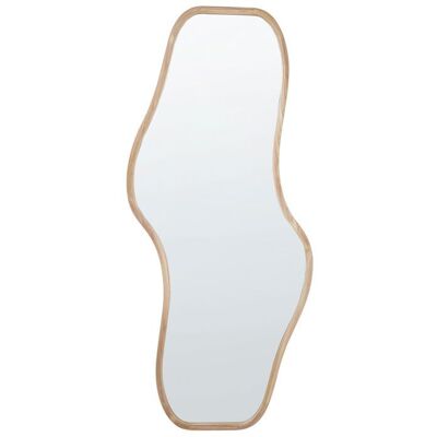 BELIANI Miroir BIOLLET 80 cm 180 cm Bois Naturel - Publicité BELIANI Miroir BIOLLET 80 cm 180 cm Bois Naturel - Publicité