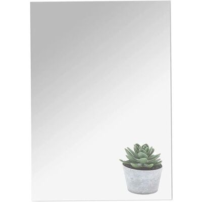 Miroir Mural 40x30 cm Miroir adhésif sans Cadre Acrylique Flexible Coller pour Salle de Bain Salon Chambre - Publicité Miroir Mural 40x30 cm Miroir adhésif sans Cadre Acrylique Flexible Coller pour Salle de Bain Salon Chambre - Publicité