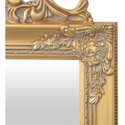 VIDAXL Elegant Miroir sur pied Style baroque 160x40cm Do Miroir sur pied Style baroque 160x40cm Doré @2581963 4083sga77m Jaune - Publicité VIDAXL Elegant Miroir sur pied Style baroque 160x40cm Do Miroir sur pied Style baroque 160x40cm Doré @2581963 4083sga77m Jaune - Publicité
