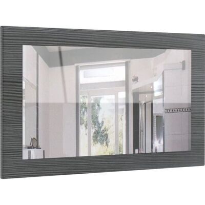 Vladon Miroir mural Lima 89cm en Avola-Anthracite Gris - Publicité Vladon Miroir mural Lima 89cm en Avola-Anthracite Gris - Publicité