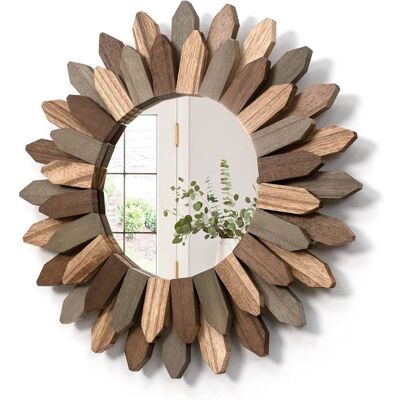 30cm Bohême Miroirs Muraux Décoratifs pour Décorer la Maison la Chambre et Le Salon Cadeaux pour Décoration Murale Miroir Mural - Publicité 30cm Bohême Miroirs Muraux Décoratifs pour Décorer la Maison la Chambre et Le Salon Cadeaux pour Décoration Murale Miroir Mural - Publicité