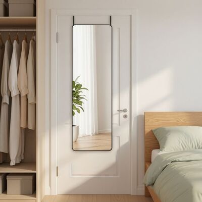 SONGMICS Miroir Suspendu Rectangulaire 120 x 40 cm Cadre en Alliage dAluminium Verre Trempé Noir Noir - Publicité SONGMICS Miroir Suspendu Rectangulaire 120 x 40 cm Cadre en Alliage dAluminium Verre Trempé Noir Noir - Publicité