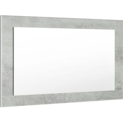 Vladon Miroir mural Lima 89cm en Aspect Béton Oxyde Gris - Publicité Vladon Miroir mural Lima 89cm en Aspect Béton Oxyde Gris - Publicité
