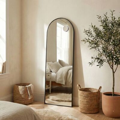 SONGMICS Miroir sur Pied 150 x 40 cm Cadre en Alliage d’Aluminium Verre Trempé Noir Noir - Publicité SONGMICS Miroir sur Pied 150 x 40 cm Cadre en Alliage d’Aluminium Verre Trempé Noir Noir - Publicité