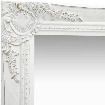 VIDAXL Bon plan Miroir mural - JILI HOT - Miroir Suspendu décor style baroque 40x40cm Blanc - Pour chambre/salon Thome9167286 Blanc - Publicité VIDAXL Bon plan Miroir mural - JILI HOT - Miroir Suspendu décor style baroque 40x40cm Blanc - Pour chambre/salon Thome9167286 Blanc - Publicité