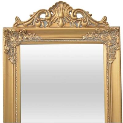 VIDAXL Bon plan Miroir sur pied - JILI HOT - Miroir de Sol Style baroque 160x40cm Doré - Pour chambre Thome6521270 - Publicité VIDAXL Bon plan Miroir sur pied - JILI HOT - Miroir de Sol Style baroque 160x40cm Doré - Pour chambre Thome6521270 - Publicité