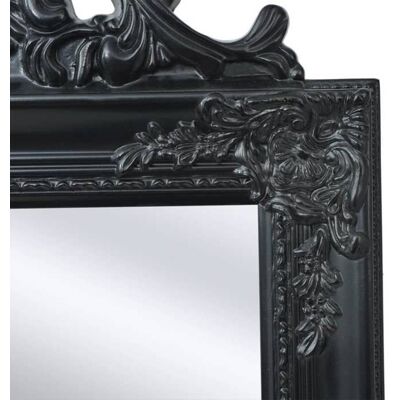 VIDAXL Bon plan Miroir sur pied - JILI HOT - Miroir de Sol Style baroque 160x40cm Noir - Pour chambre Thome1898588 Bleu - Publicité VIDAXL Bon plan Miroir sur pied - JILI HOT - Miroir de Sol Style baroque 160x40cm Noir - Pour chambre Thome1898588 Bleu - Publicité
