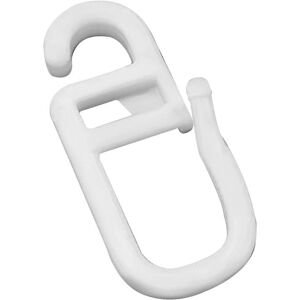 HOME FIT TRAINING 150pcs Crochets de RideauCrochets de Rideau en Plastique Crochets de Rail de Rideau Transparents pour Anneau de Rideau de Blanc - Publicité HOME FIT TRAINING 150pcs Crochets de RideauCrochets de Rideau en Plastique Crochets de Rail de Rideau Transparents pour Anneau de Rideau de Blanc - Publicité